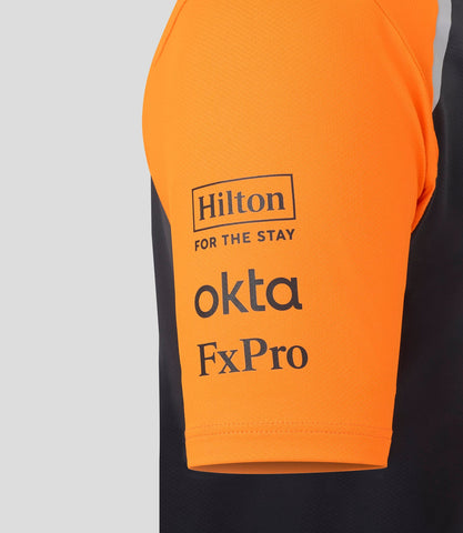McLaren F1 Men's 2025 Oscar Piastri Team Set Up T-Shirt - Papaya/Phantom