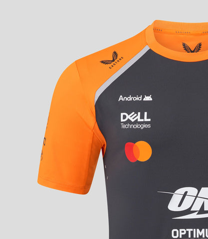 McLaren F1 Men's 2025 Oscar Piastri Team Set Up T-Shirt - Papaya/Phantom
