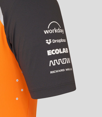 McLaren F1 2025 Men's Team T-Shirt - Papaya/Phantom