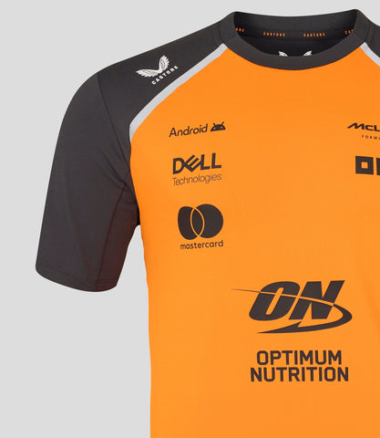 McLaren F1 2025 Men's Team T-Shirt - Papaya/Phantom
