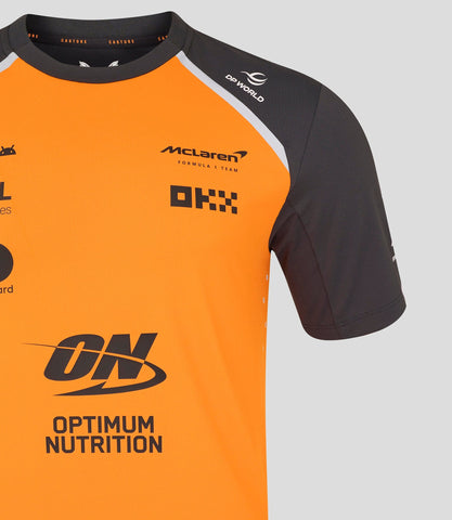 McLaren F1 2025 Men's Team T-Shirt - Papaya/Phantom