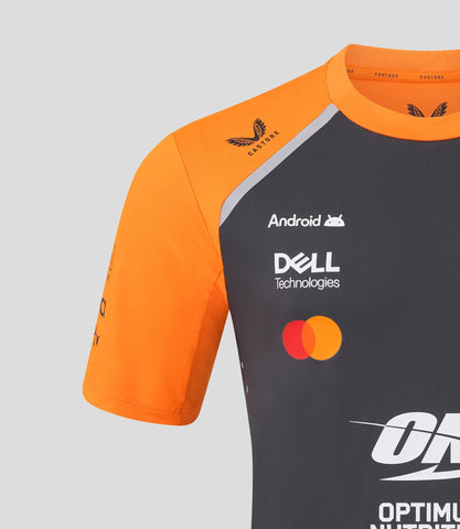 McLaren F1 2025 Men's Team T-Shirt - Papaya/Phantom