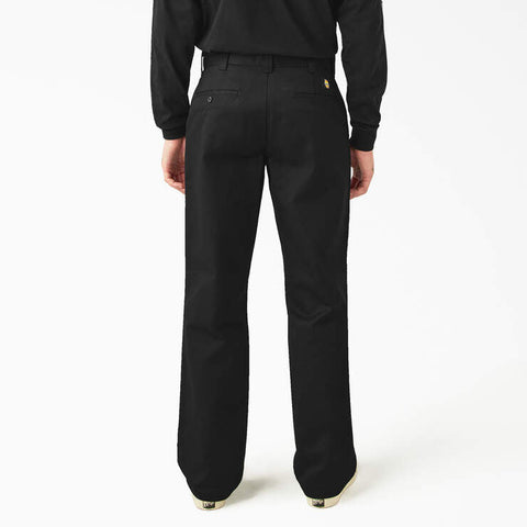 DICKIES X SPITFIRE FLANNEL CUFF PANTS - BLACK