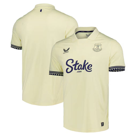 Everton Football Men's Away T-Shirt - Pastel Yellow