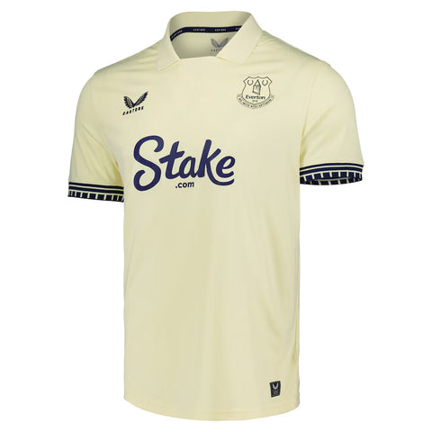 Everton Football Men's Away T-Shirt - Pastel Yellow