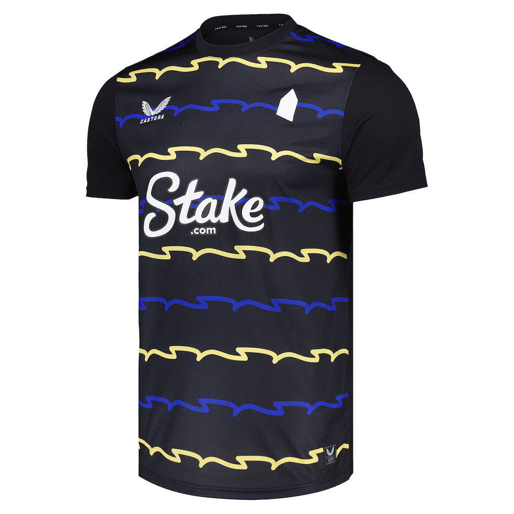 Everton Football Men's 3rd T-Shirt - Black Onyx