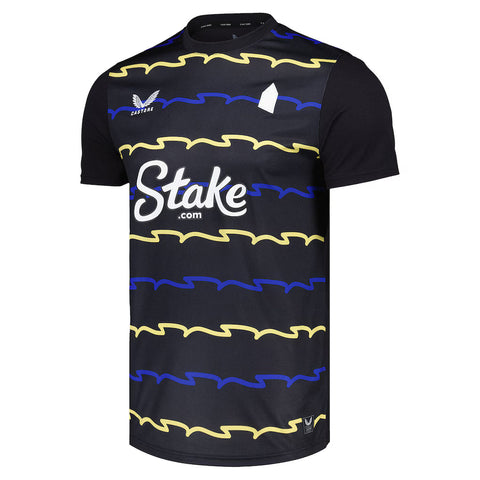 Everton Football Men's 3rd T-Shirt - Black Onyx