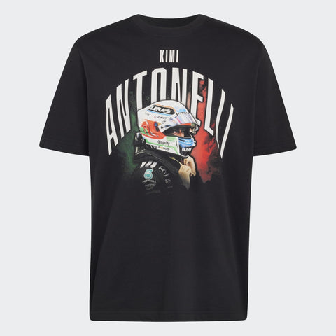 Mercedes - AMG Petronas Formula One Kimi Antonelli Men's Graphic T-Shirt - Black