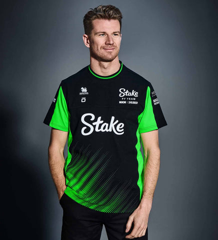 Stake F1 Kick Sauber 2025 Men's Team T-Shirt - Black